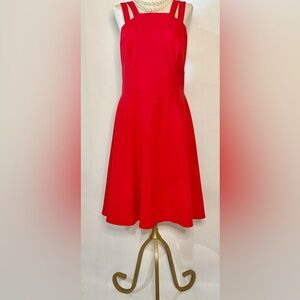 Roz & Ali Midi Dress w A-Line Skirt